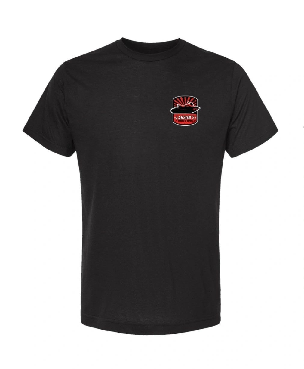 Larson's t-shirt front